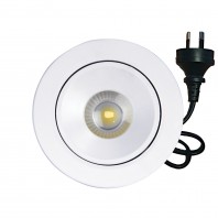 Oriel Lighting-Titan.8 30-Tilt Adjustable CCT Dimmable Downlight